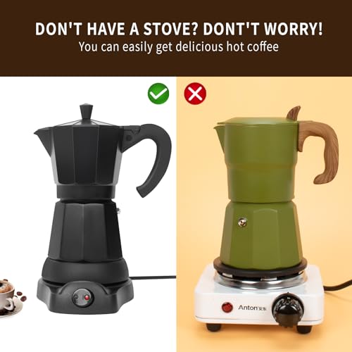 6 or 3cup Electric Espresso Coffee Maker P44283