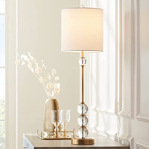 Modern Art Deco Buffet Table Lamp with USB Dimmer Cord K97770