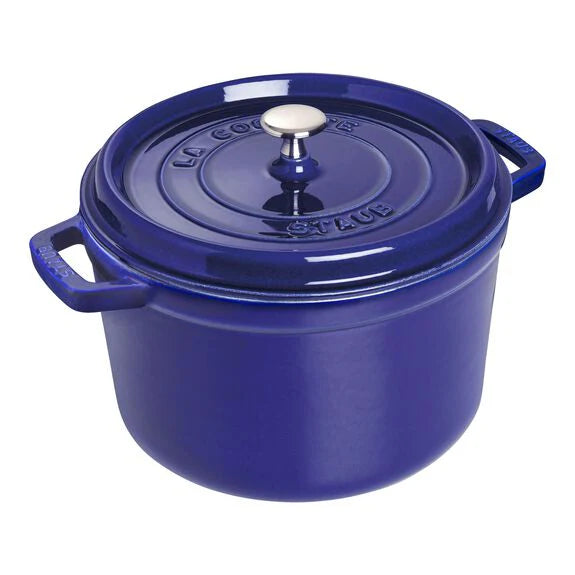 5 Qt. Cast Iron Tall Dutch Oven in Dark Blue K2013