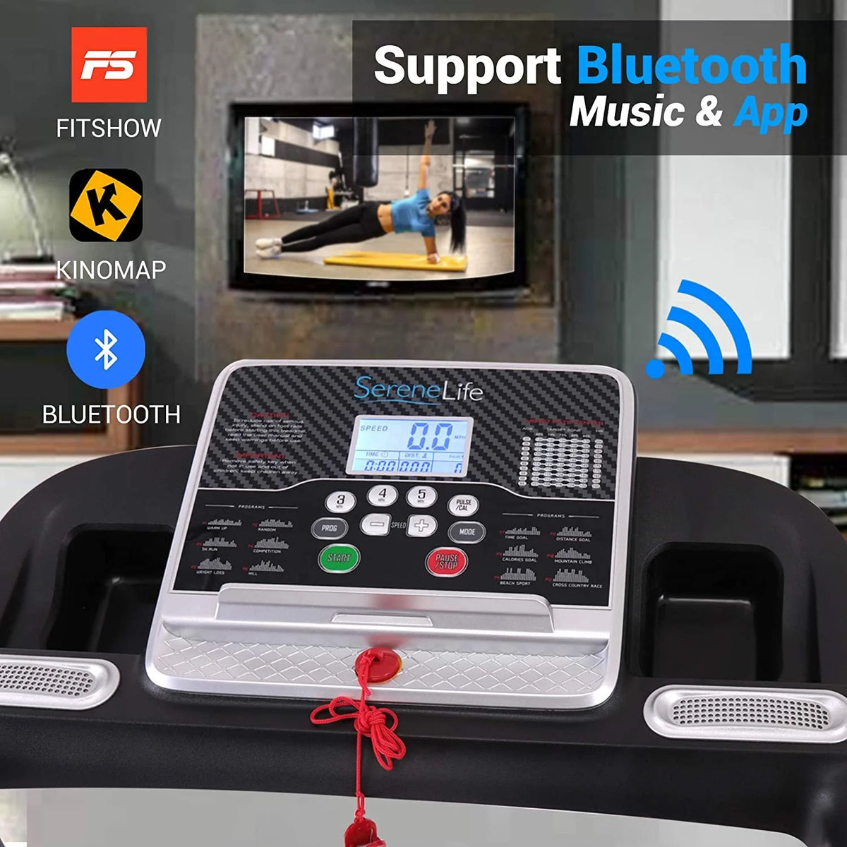 Foldable Treadmill with LCD U372017