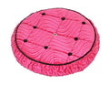 Pink Velour Bicycle Spare Tire Cover A9987
