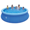 Inflatable Top Ring Round Pool Blue 10 ft x 30 in R7907