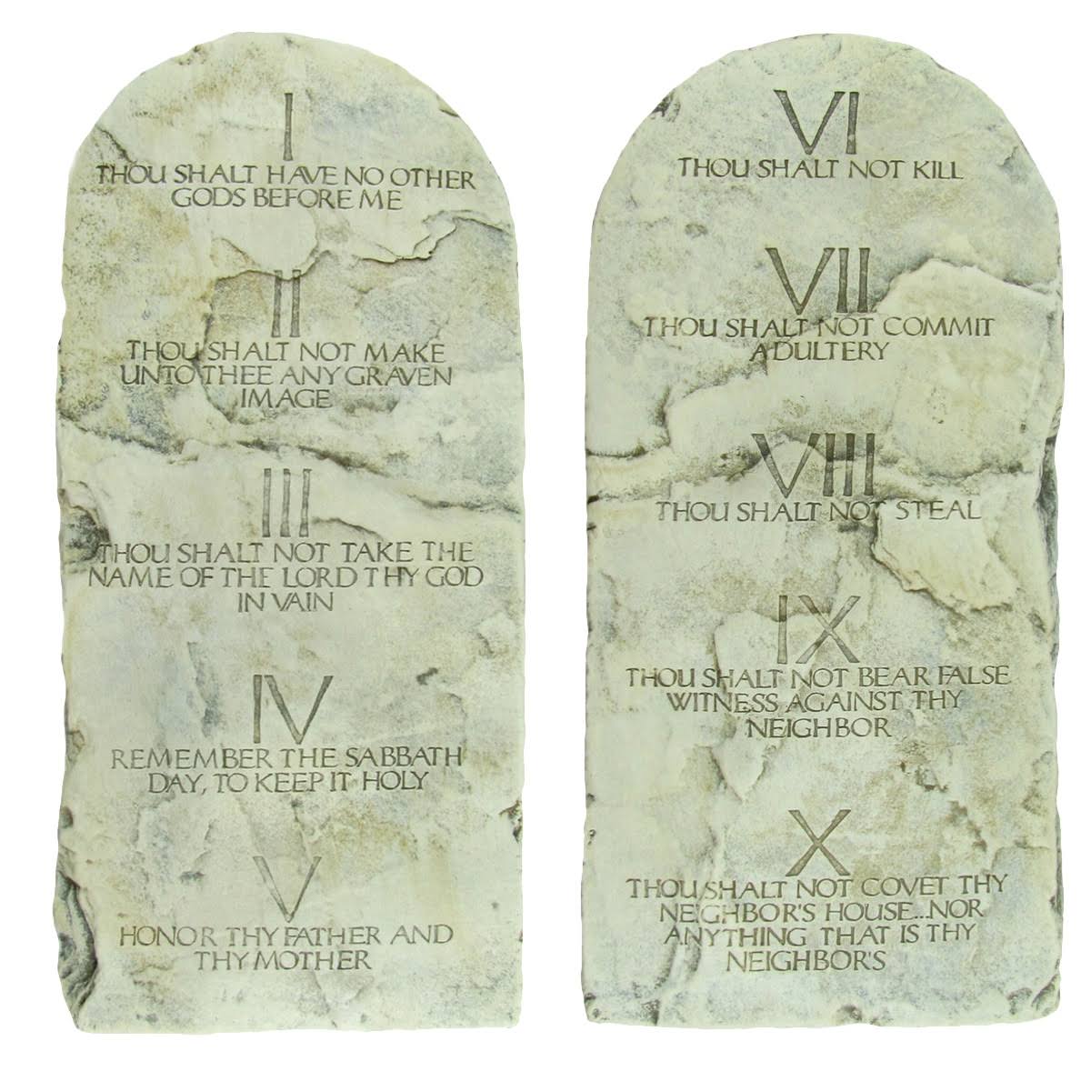 Cast Stone Tablet Set Y8950