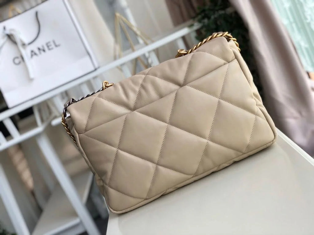 Beige Handbag O407
