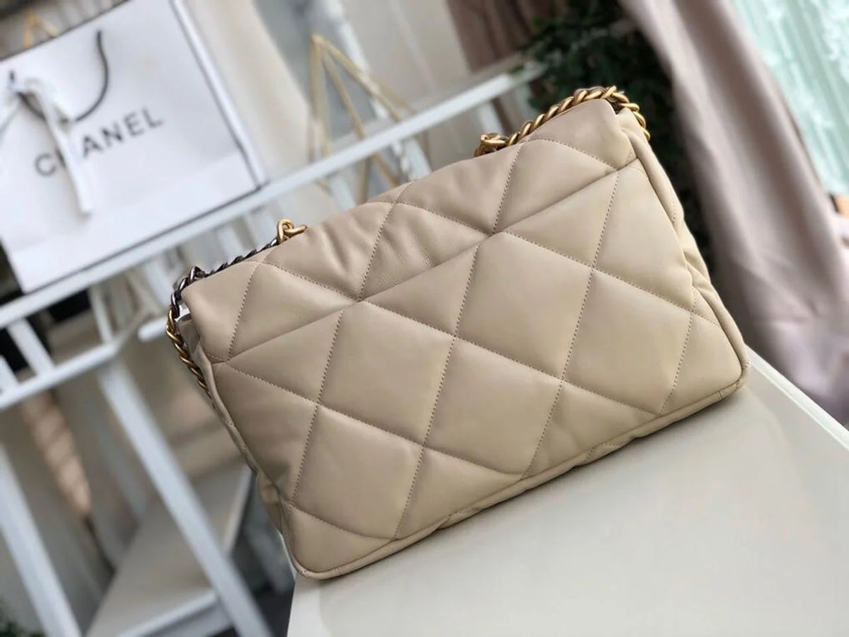 Beige Handbag O407