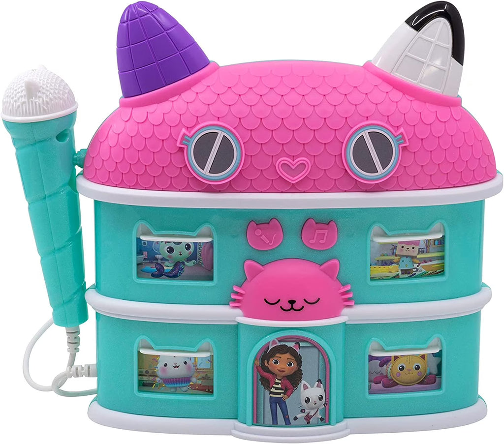 Gabby Sing Along Boom Box Speaker with Microphone, Karaoke Machine with Built in Music and Sound Effects H80066