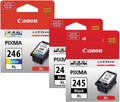 CL-246XL Color Ink Cartridge & Two PG-245XL Black Cartridge R95757