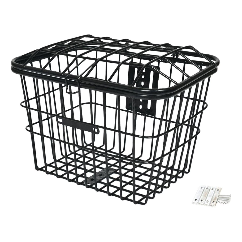 Metal Wire Storage Basket with Cover L6722