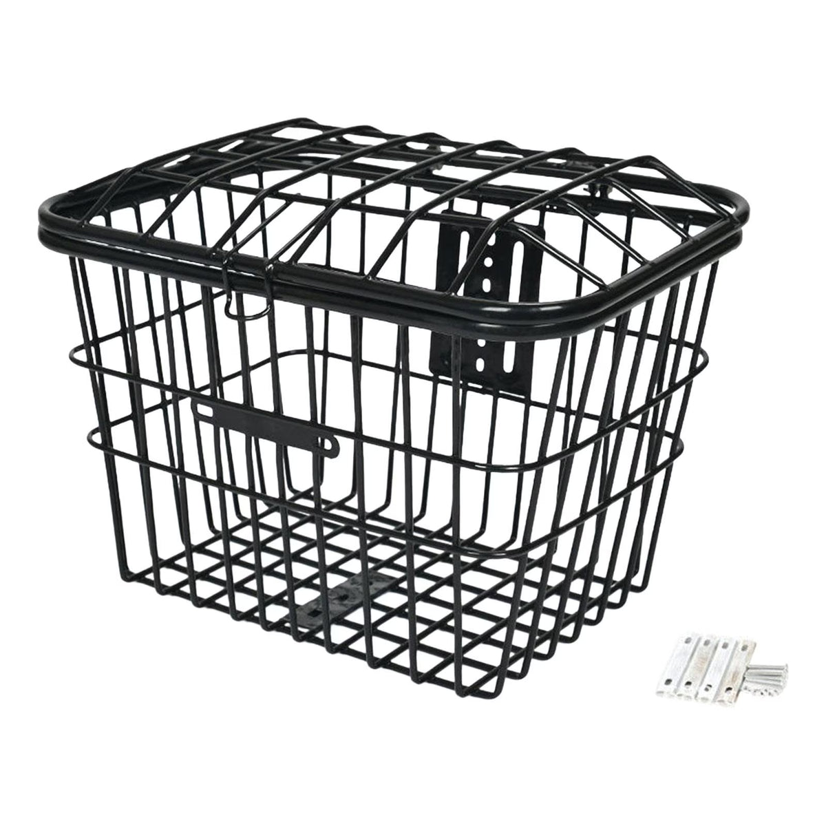 Metal Wire Storage Basket with Cover L6722