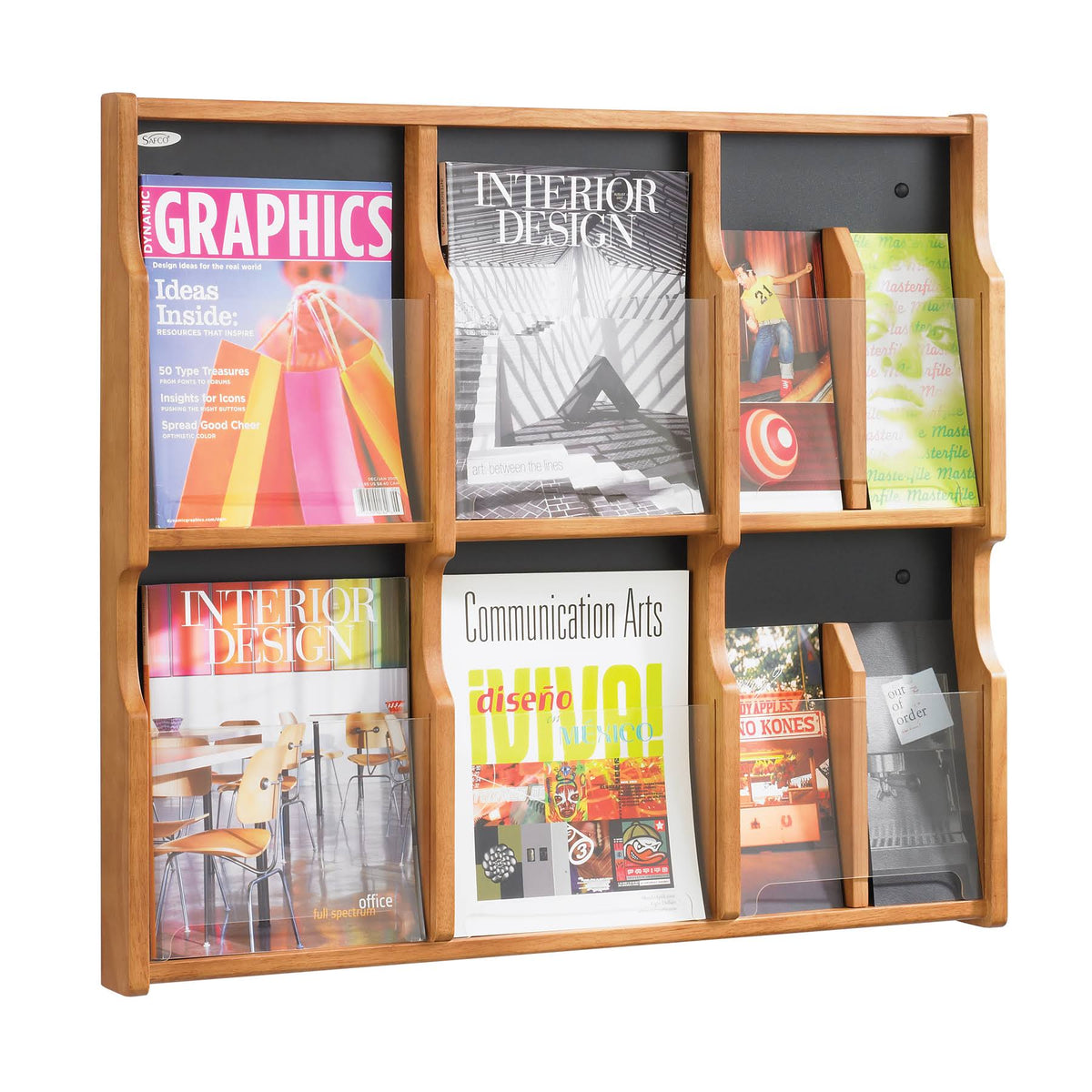 6 Magazine 12 Pamphlet Display T881262