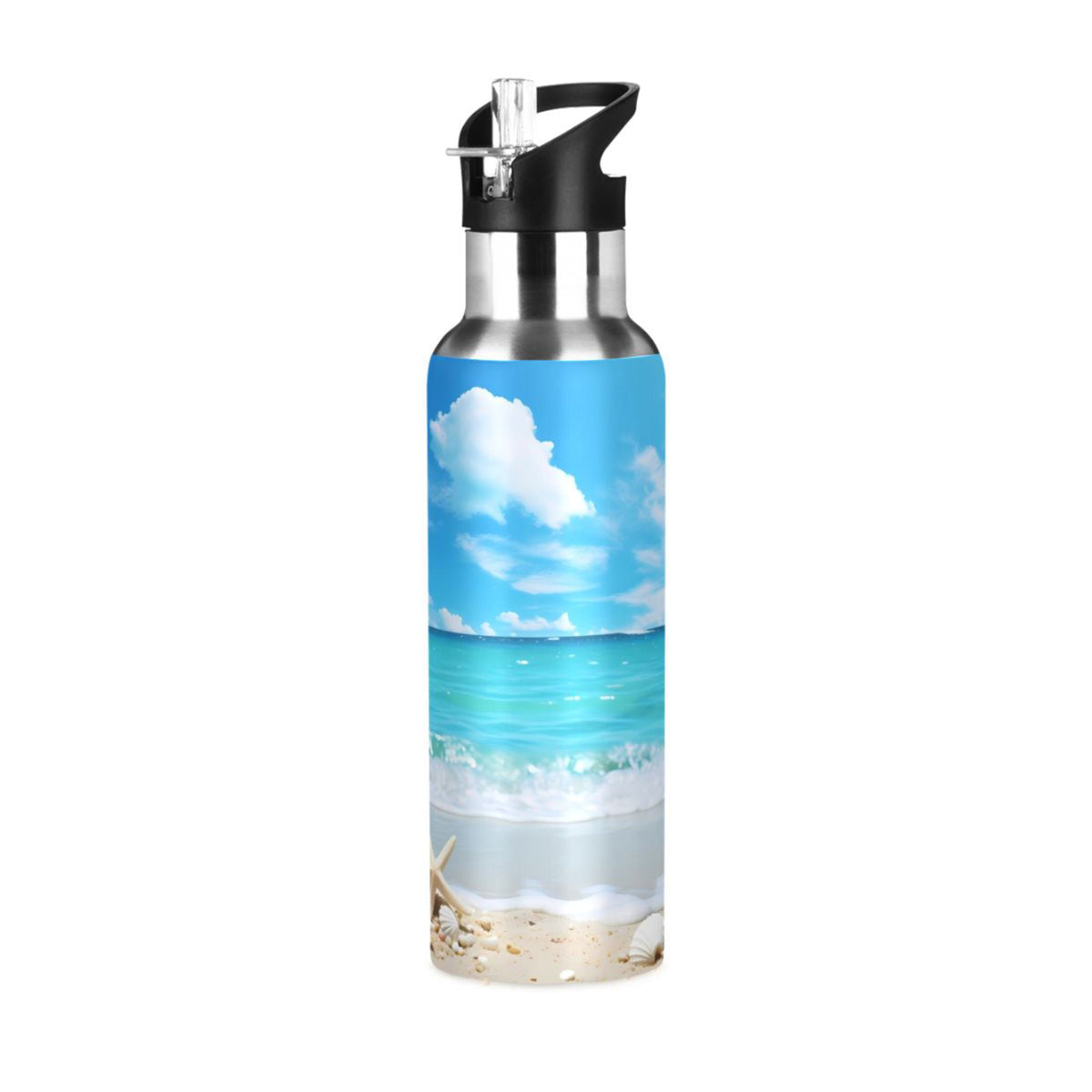Insulated Stainless Steel Water Bottle with Straw Lid, 20 oz J571