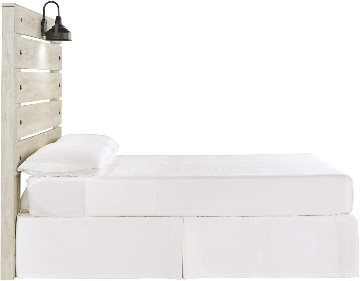 Black Adjustable Metal Bed Base Frame with Floor Glides W4292