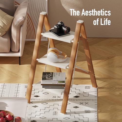 Lightweight Aluminum Folding Step Stool with Anti-Slip Pedals, 330 lbs Capacity M367