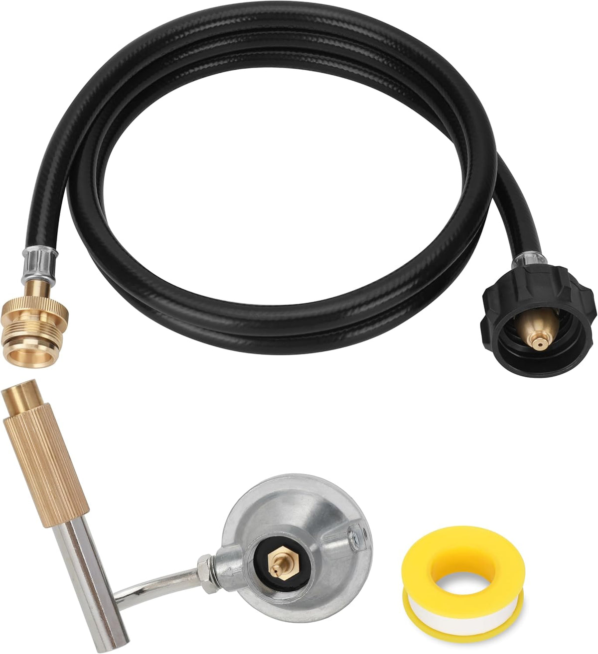 Grill Regulator with 5 Feet Propane Adapter Hose R350