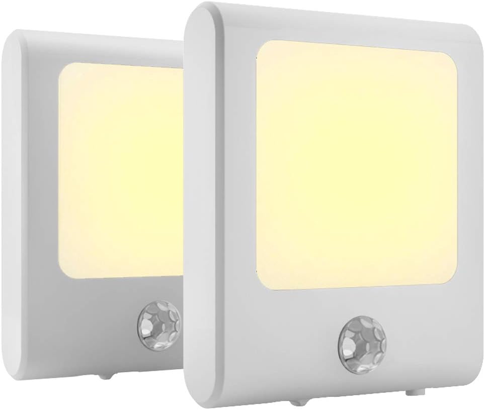 Warm White Motion Sensor LED Night Light, 2 Pack C346