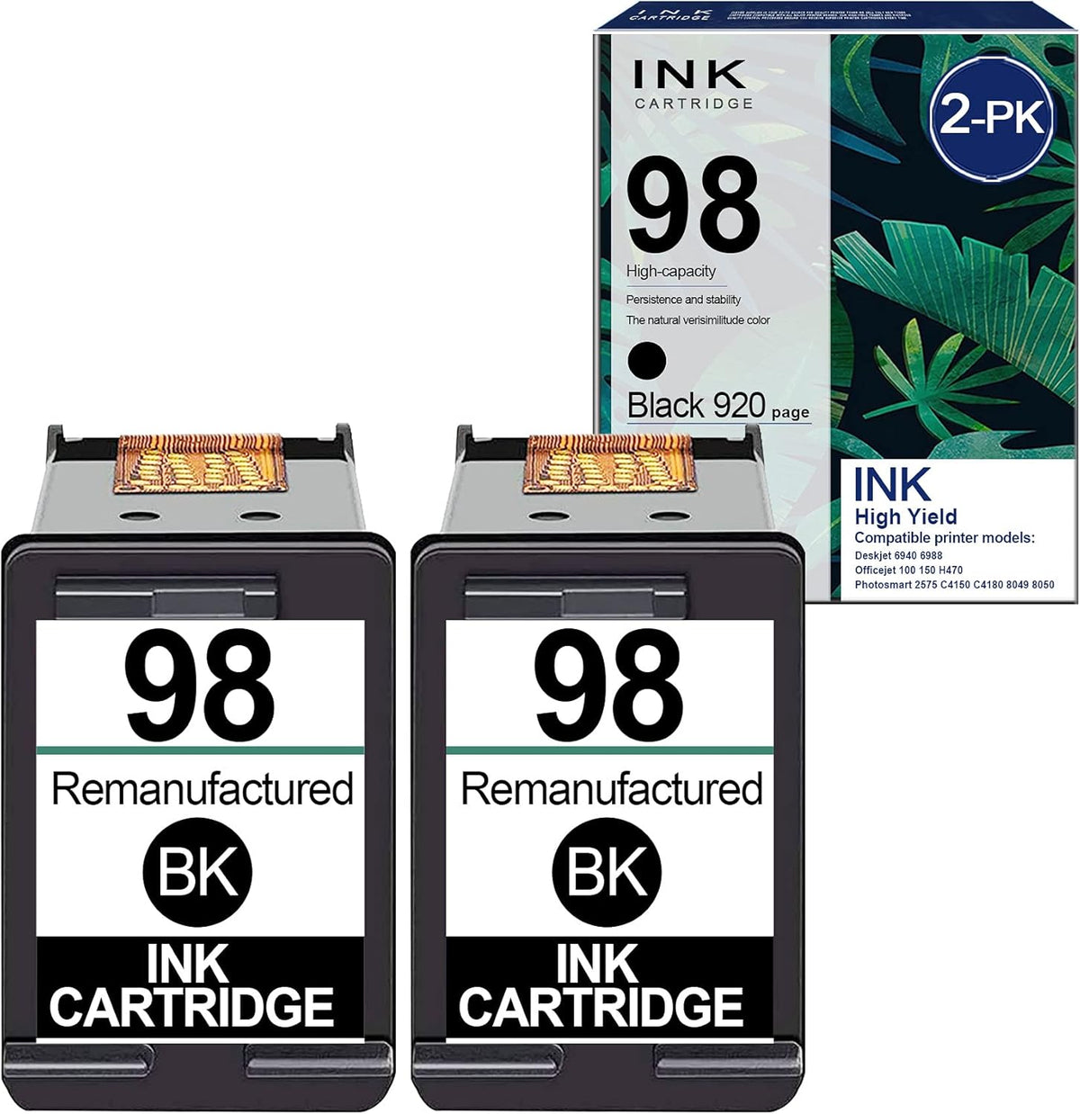 Black 2 Pack Ink Cartridge W41355