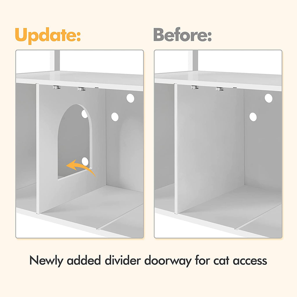 Cat Litter Box Enclosure with Storage Shelf B606980