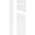 Flat Panel PVC Pilaster with Decorative Capital & Base (Pair) K938027