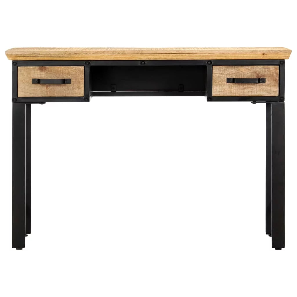 Mango Wood Writing Desk with 2 Storage Drawers S142753