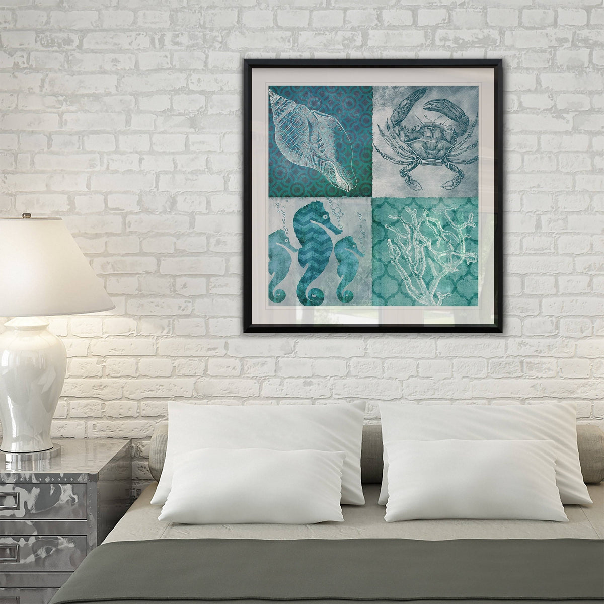 Framed Giclee Print 28x28 O214274