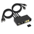 4 Port HDMI 2.0 USB 3.0 KVM Switch with Cables Y1837
