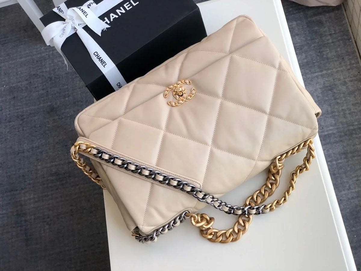 Beige Handbag O407