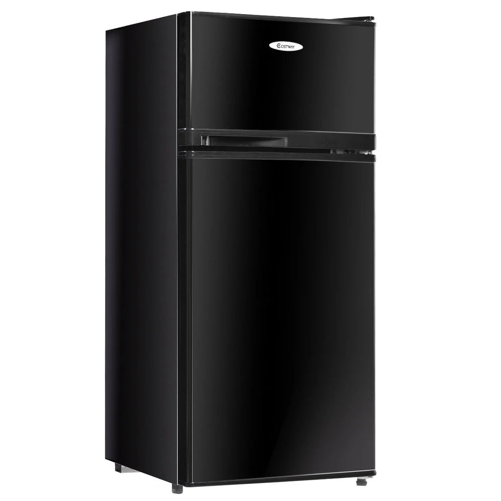 2 Doors 3.4 cu ft. Compact Mini Refrigerator Freezer D184