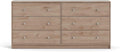 6 Drawer Double Dresser U410