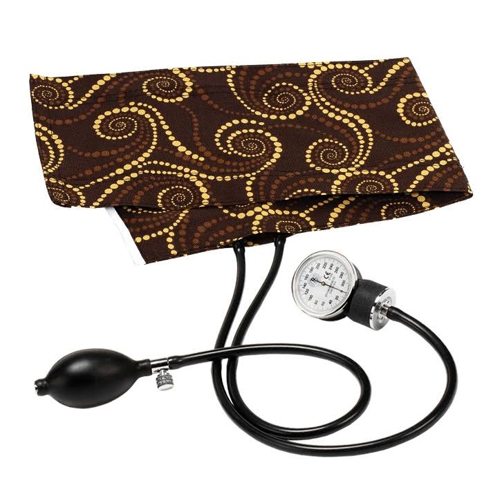 Large Adult Aneroid Sphygmomanometer, Brown B851806