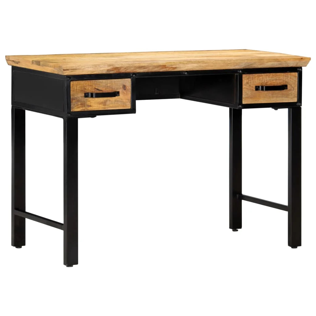 Mango Wood Writing Desk with 2 Storage Drawers S142753