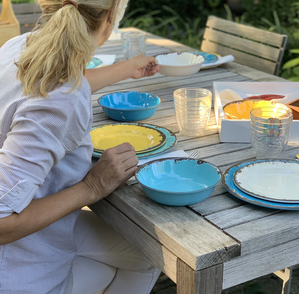 12-Piece Melamine Dinnerware Set U9412