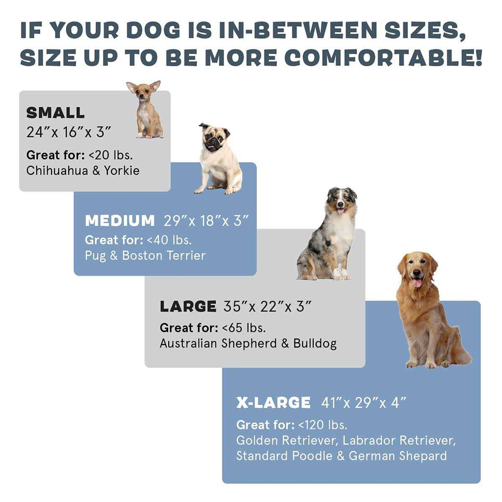 Memory Foam Dog Bed Plush Mattress O31665