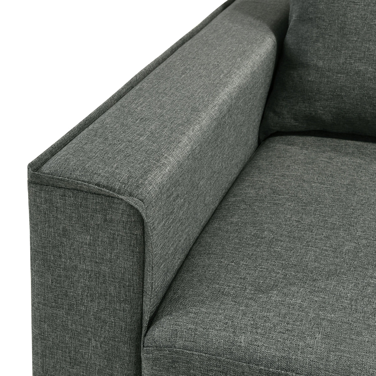 Dark Gray L-Shape Sectional Sofa F562