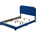 Queen Bed with Nailhead Trim Y344