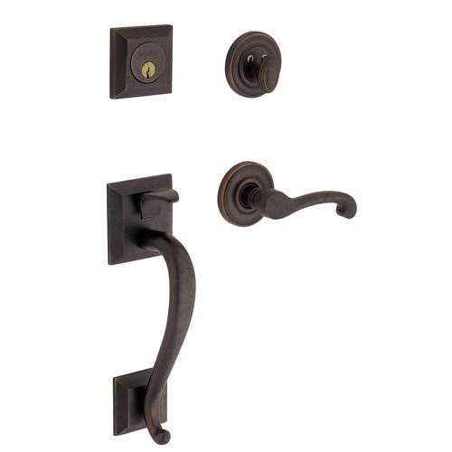 Satin Nickel Left-Handed Full-Dummy Handleset W47166