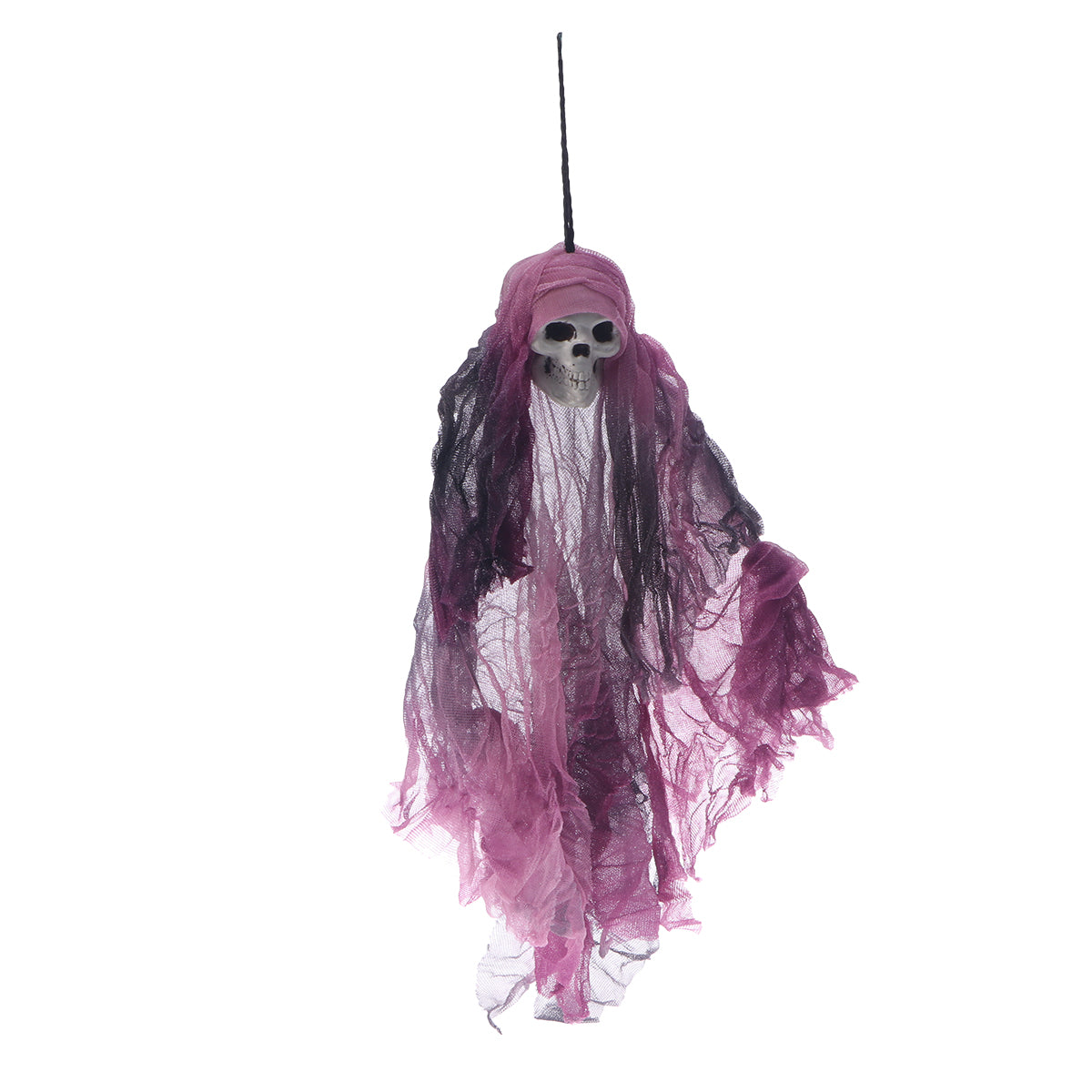 Purple Halloween Skull Decoration Prop C28485