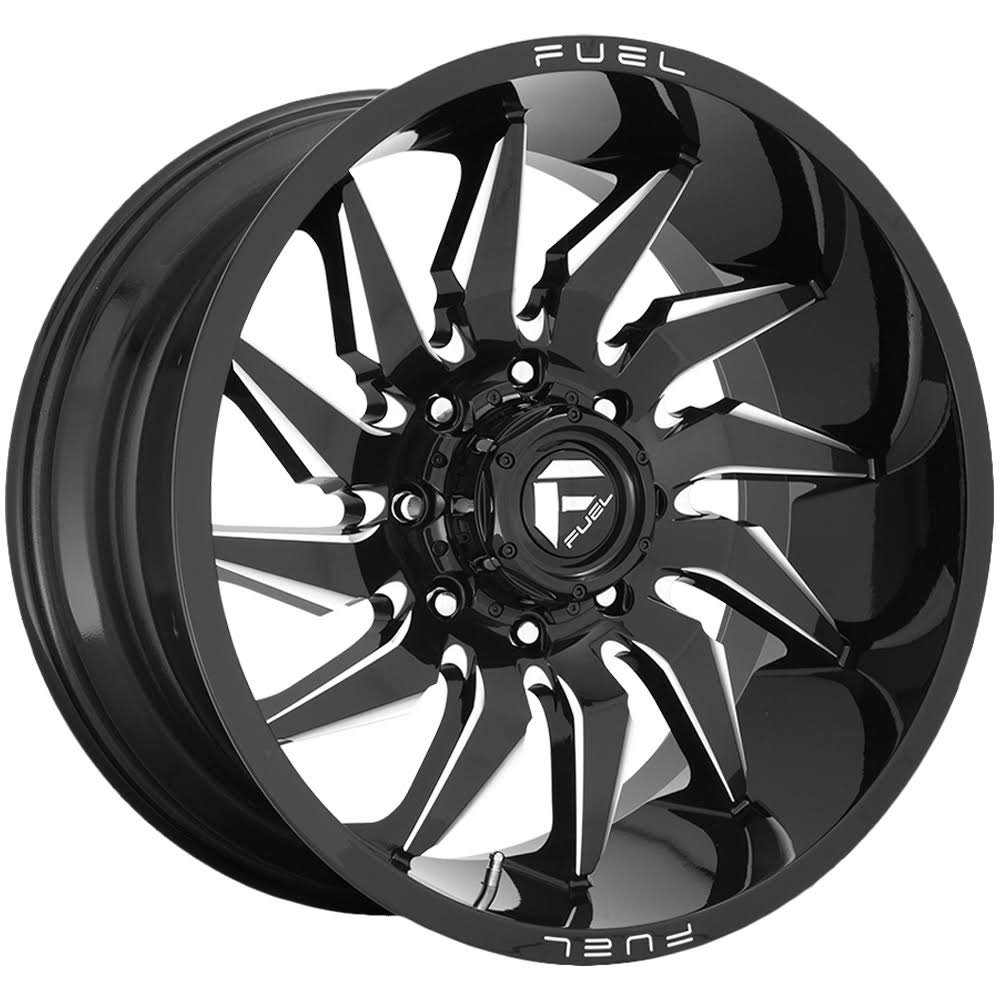 20x9 8x165.1 Gloss Black Milled Wheel D942219