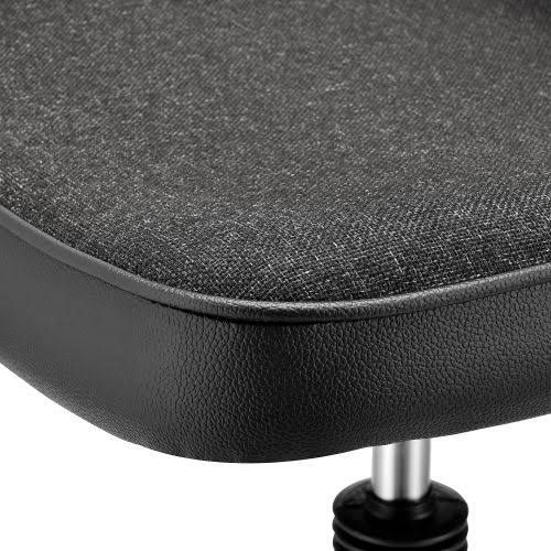 Fabric Desk Stool Black T62815