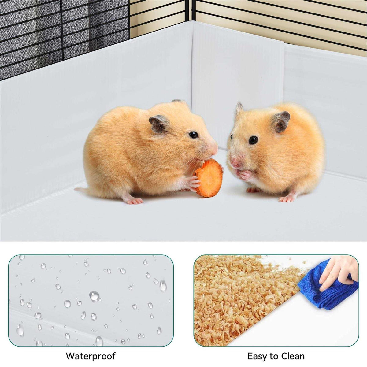 Guinea Pig Cage with Waterproof Plastic Liner T56956
