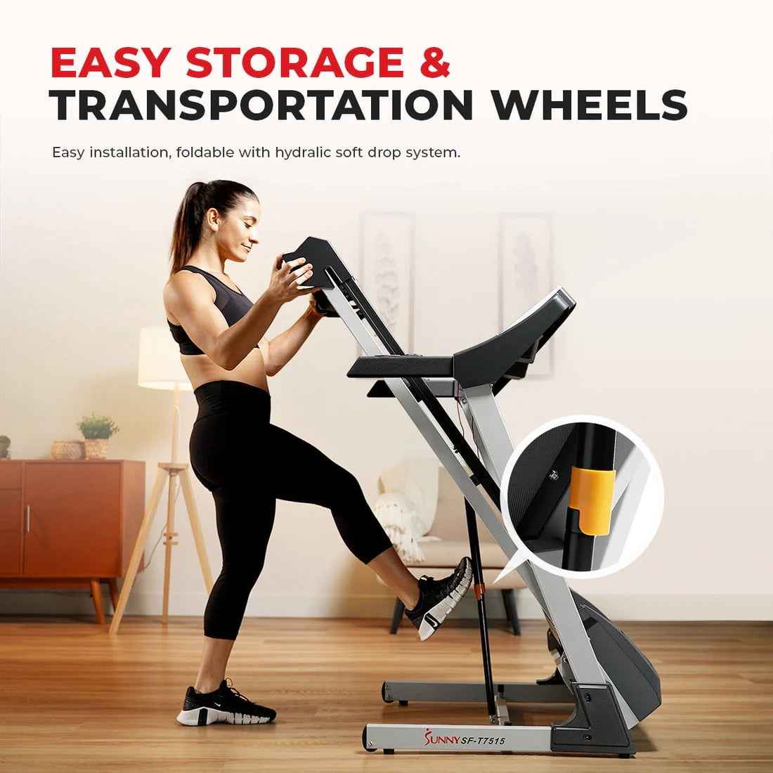 Foldable Treadmill with Auto Incline V5895