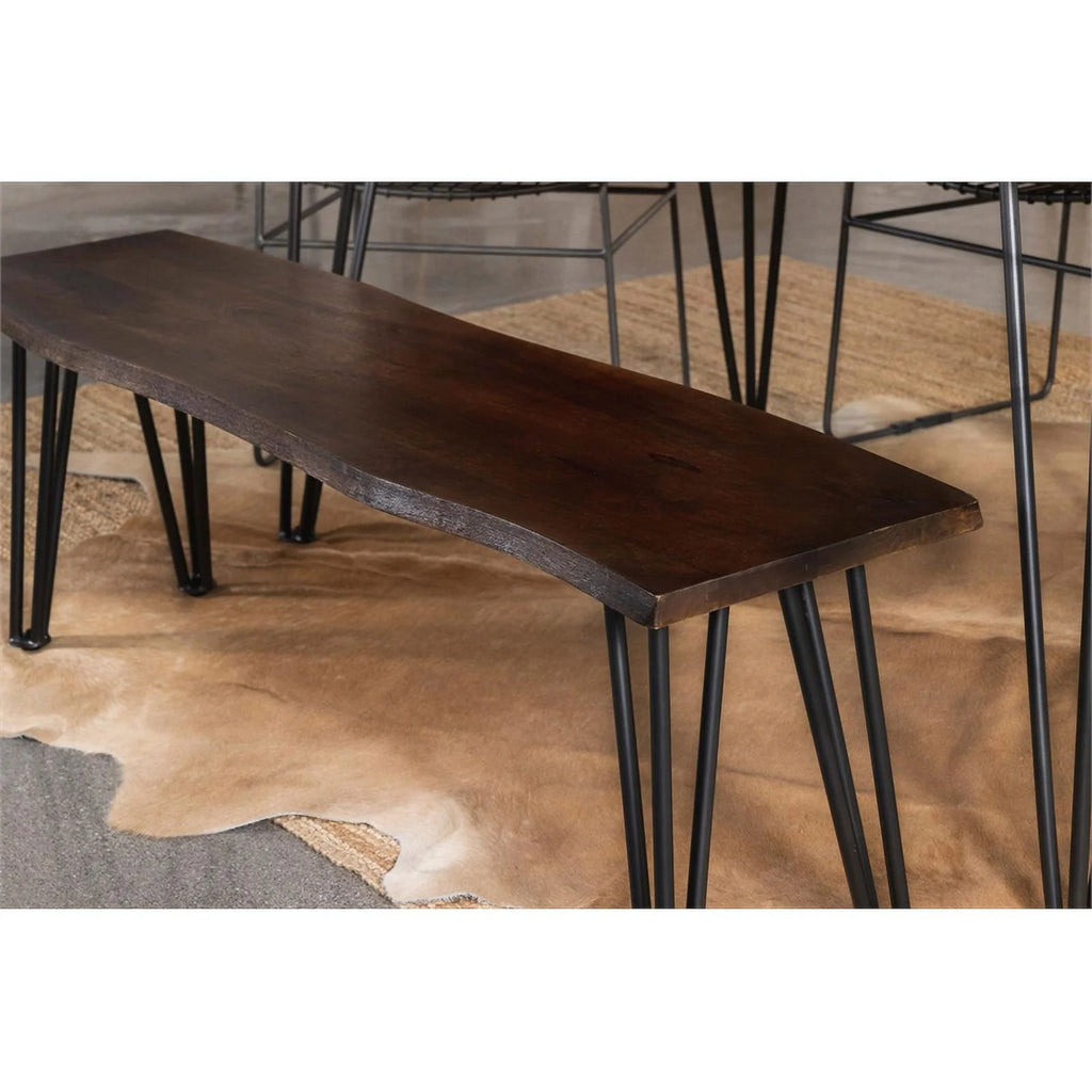 Live-edge Wood Dining Bench G3326