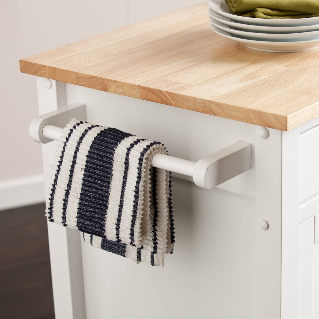 White Kitchen Cart G6449