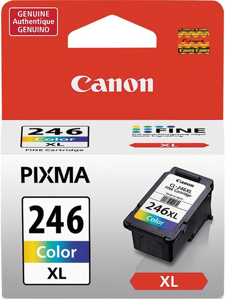 CL-246XL Color Ink Cartridge & Two PG-245XL Black Cartridge R95757