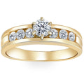 14K Yellow Gold Diamond Engagement Ring T551863