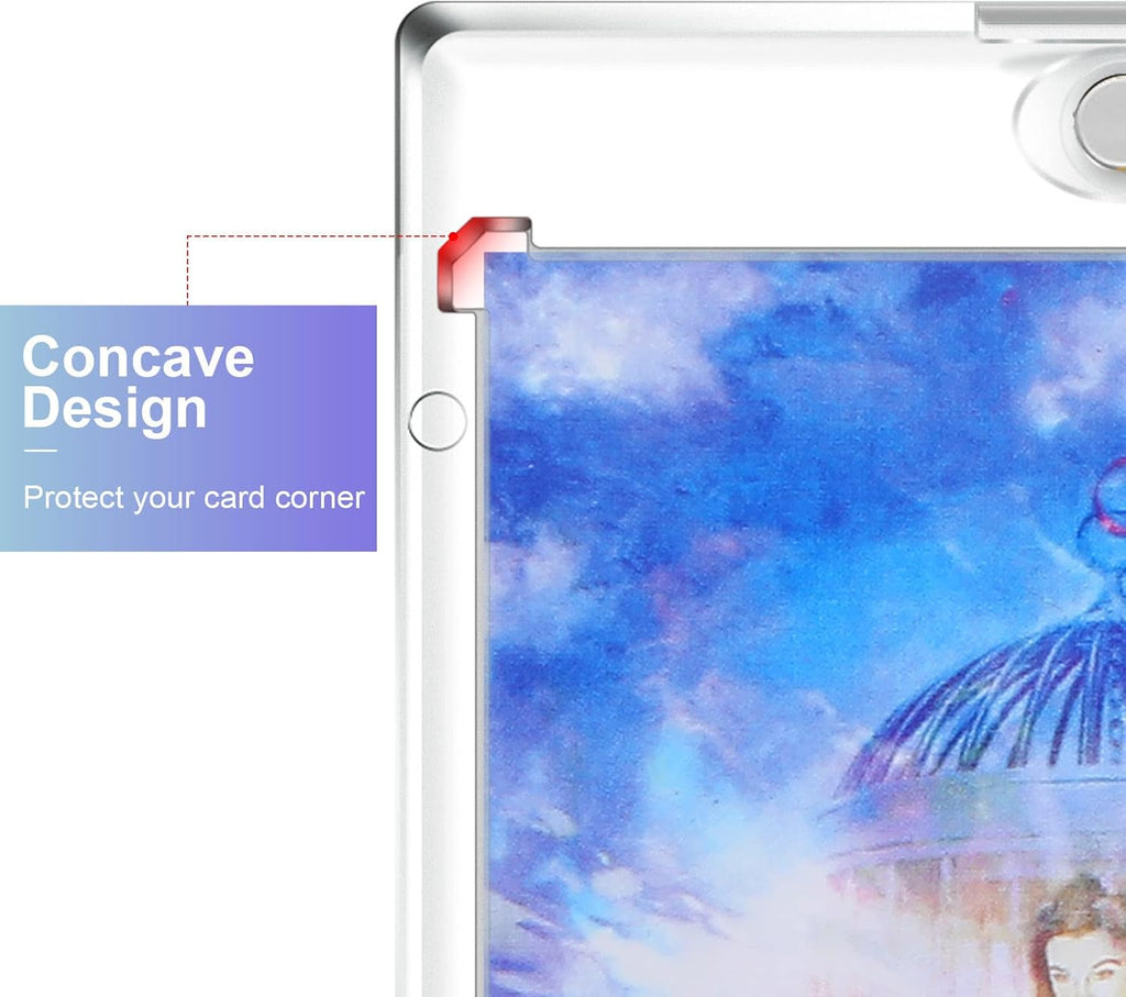 10 Pc Magnetic Card Holder Clear Display Card Protector G119