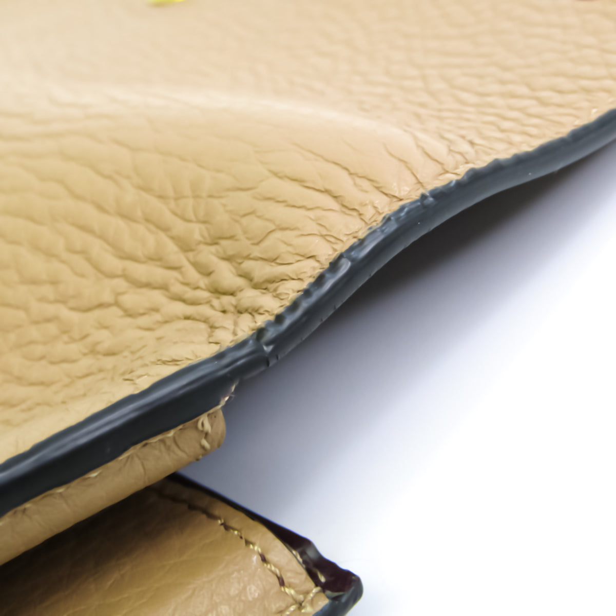 Camel Leather Bi-Fold Wallet F82216