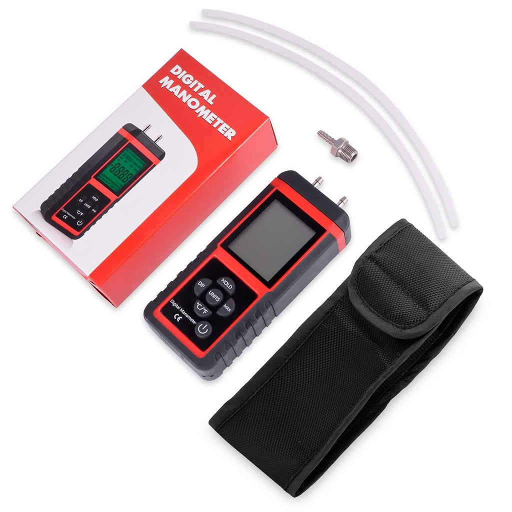 Digital Air Pressure Meter Differential Pressure Gauge H2651
