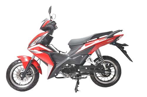 125CC 4 Speed Moped Motorcycle Z4338