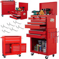 9 Drawer Rolling Tool Chest Black R93649