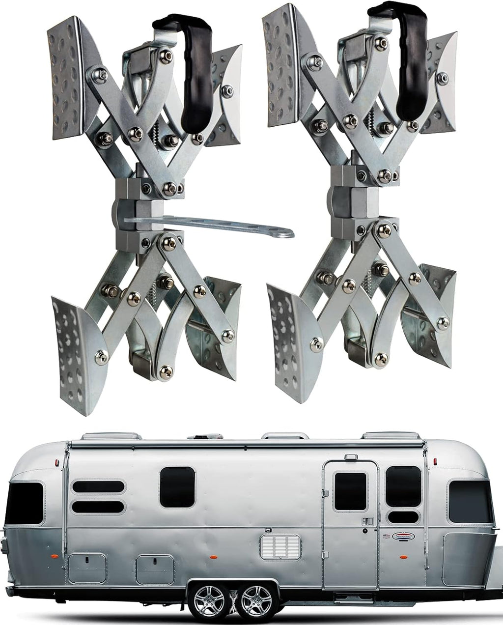 2Pack Wheel Stabilizer Chocks for Travel Trailers E85460